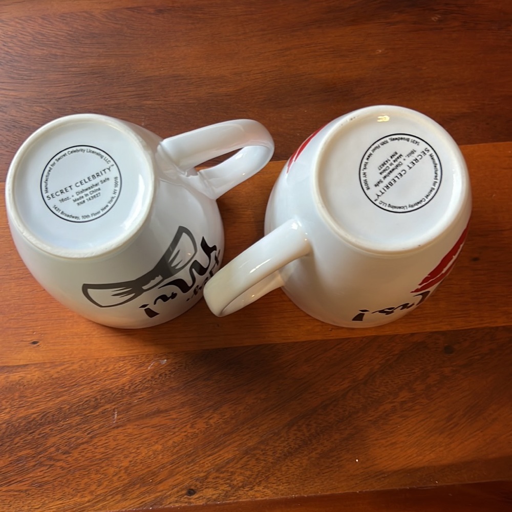 Mr and Mrs white mug set. New without tags, dishwasher safe - Picture 5 of 6
